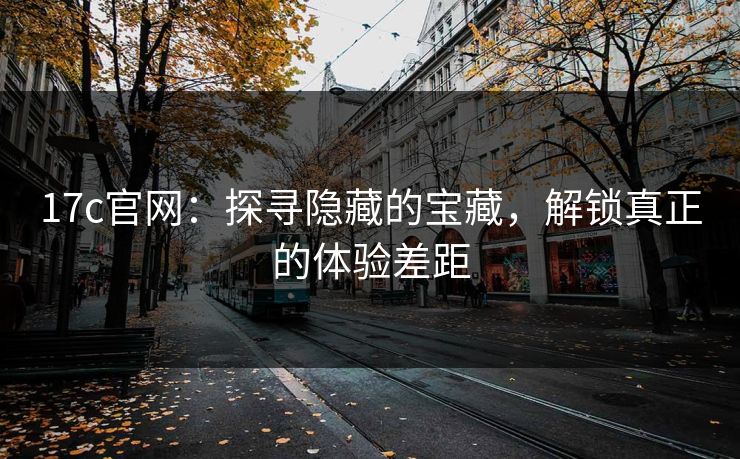 17c官网：探寻隐藏的宝藏，解锁真正的体验差距