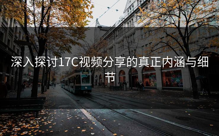 深入探讨17C视频分享的真正内涵与细节